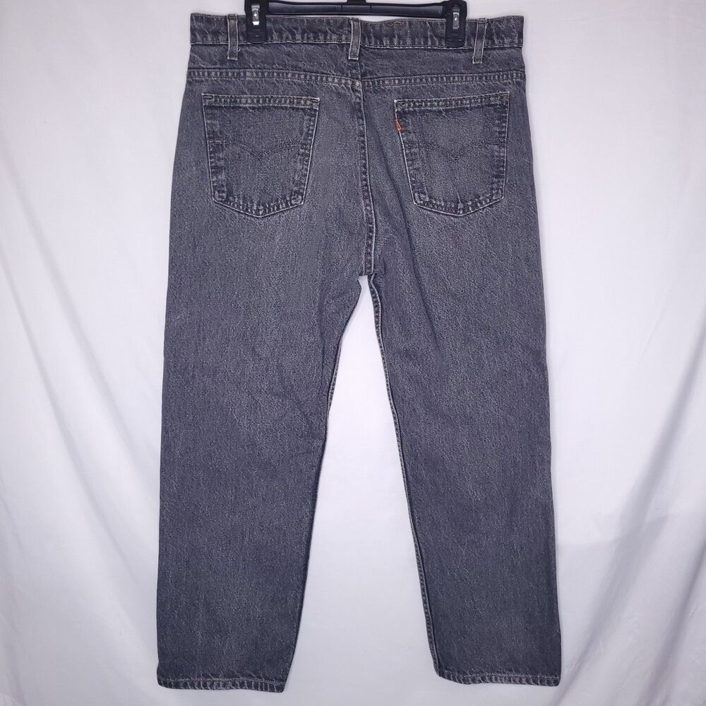 Vintage Levis 522 Jeans Mens Orange Tab Stonewash Straight Leg